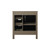 Lexora -  Marsyas 30" Rustic Brown Single Vanity - no Top  28" Mirror - LM342230SK00M28