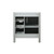 Lexora -  Marsyas 30" Ash Grey Vanity Cabinet Only - LM342230SH00000