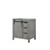 Lexora -  Marsyas 30" Ash Grey Vanity Cabinet Only - LM342230SH00000