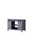 Lexora -  Marsyas 48" Dark Grey Vanity Cabinet Only - LM342248SB00000