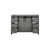 Lexora -  Marsyas 48" Ash Grey Vanity Cabinet Only - LM342248SH00000