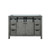 Lexora -  Marsyas 48" Ash Grey Vanity Cabinet Only - LM342248SH00000