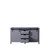 Lexora -  Marsyas 60" Dark Grey Vanity Cabinet Only - LM342260DB00000
