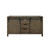 Lexora -  Marsyas 60" Rustic Brown Vanity Cabinet Only - LM342260DK00000
