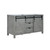 Lexora -  Marsyas 60" Ash Grey Vanity Cabinet Only - LM342260DH00000
