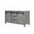 Lexora -  Marsyas 60" Ash Grey Vanity Cabinet Only - LM342260DH00000