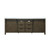 Lexora -  Marsyas 84" Rustic Brown Double Vanity - White Quartz Top - White Square Sinks  no Mirror - LM342284DKCS000