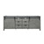 Lexora -  Marsyas 84" Ash Grey Vanity Cabinet Only - LM342284DH00000