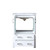 Lexora -  Volez 24" White Single Vanity - Integrated Top - White Integrated Square Sink  no Mirror - LV341824SAES000