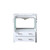 Lexora -  Volez 30" White Single Vanity - Integrated Top - White Integrated Square Sink  no Mirror - LV341830SAES000