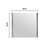 Lexora -  Volez 36" Dark Grey Single Vanity - Integrated Top - White Integrated Square Sink  34" Mirror w/ Faucet - LV341836SBESM34F