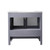 Lexora -  Volez 36" Dark Grey Single Vanity - Integrated Top - White Integrated Square Sink  no Mirror - LV341836SBES000