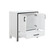 Lexora -  Ziva 30" White Vanity Cabinet Only - LZV352230SA00000