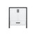 Lexora -  Ziva 30" White Vanity Cabinet Only - LZV352230SA00000