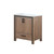 Lexora -  Ziva 30" Rustic Barnwood Single Vanity - Cultured Marble Top - White Square Sink  no Mirror - LZV352230SNJS000