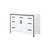 Lexora -  Ziva 48" White Vanity Cabinet Only - LZV352248SA00000