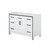 Lexora -  Ziva 48" White Single Vanity - Cultured Marble Top - White Square Sink  no Mirror - LZV352248SAJS000