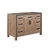 Lexora -  Ziva 48" Rustic Barnwood Vanity Cabinet Only - LZV352248SN00000