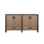 Lexora -  Ziva 60" Rustic Barnwood Vanity Cabinet Only - LZV352260SN00000