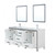 Lexora -  Ziva 72" White Double Vanity - Cultured Marble Top - White Square Sink  30" Mirrors w/ Faucet - LZV352272SAJSM30F