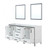 Lexora -  Ziva 72" White Double Vanity - Cultured Marble Top - White Square Sink  30" Mirrors - LZV352272SAJSM30