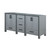 Lexora -  Ziva 72" Dark Grey Vanity Cabinet Only - LZV352272SB00000