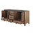 Lexora -  Ziva 72" Rustic Barnwood Vanity Cabinet Only - LZV352272SN00000