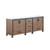 Lexora -  Ziva 80" Rustic Barnwood Double Vanity - Cultured Marble Top - White Square Sink  no Mirror - LZV352280SNJS000