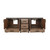 Lexora -  Ziva 84" Rustic Barnwood Double Vanity - Cultured Marble Top - White Square Sink  no Mirror - LZV352284SNJS000