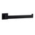 Lexora -  Bagno Lucido Stainless Steel Towel Holder - Matte Black - LTR14152MB