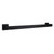 Lexora -  Bagno Lucido Stainless Steel 24" Towel Bar - Matte Black - LTB2414152MB