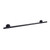 Lexora -  Bagno Nera Stainless Steel 30" Towel Bar - Matte Black - LTB2416152MB