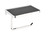 Lexora -  Bagno Bianca Stainless Steel Black Glass Shelf w/ Toilet Paper Holder - Chrome - LSP18152PCBG