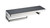 Lexora -  Bagno Bianca Stainless Steel Black Glass Shelf w/ Towel Bar & Robe Hook - Brushed Nickel - LSTR18152BNBG