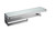 Lexora -  Bagno Bianca Stainless Steel White Glass Shelf w/ Towel Bar & Robe Hook - Gun Metal - LSTR18152GMWG