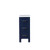 Lexora -  Volez 12" Navy Blue Side Cabinet - Phoenix Stone Top - LV281712EFSSCB