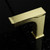 Lexora -  Balzani Brass Single Hole Waterfall Bathroom Faucet - Brushed Brass - LFS1011BS