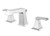 Lexora -  Balduina Brass 3 Hole 8" Widespread Bathroom Faucet - Chrome - LFT4011CH