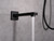 Lexora -  Monte Celo Set - 8" Square Rain Shower  Hheld - Matte Black - LSS10011MB