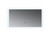 Lexora -  Lugano 60" Wide x 32" Tall LED Mirror w/ Defogger - LL6032LEDM