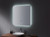Lexora -  Lugano 36" Wide x 36" Tall LED Mirror w/ Defogger - LL3636LEDM