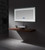 Lexora -  Caldona 60" Wide x 32" Tall LED Mirror w/ Defogger - LC6032LEDM