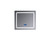 Lexora -  Caldona 36" Wide x 36" Tall LED Mirror w/ Defogger - LC3636LEDM