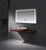 Lexora -  Caldona 60" Wide x 36" Tall LED Mirror w/ Defogger - LC6036LEDM