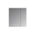 Lexora -  Savera 30" Wide x 32" Tall LED Medicine Cabinet w/ Defogger - LS3032LEDMC