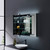 Lexora -  Savera 48" Wide x 32" Tall LED Medicine Cabinet w/ Defogger - LS4832LEDMC