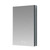 Lexora -  Savera 24" Wide x 36" Tall LED Medicine Cabinet w/ Defogger - LS2436LEDMC