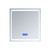 Lexora -  Bracciano 30" Wide x 32" Tall LED Medicine Cabinet w/ Defogger - LB3032LEDMC