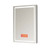 Lexora -  Bracciano 24" Wide x 36" Tall LED Medicine Cabinet w/ Defogger - LB2436LEDMC