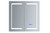Lexora -  Bracciano 30" Wide x 36" Tall LED Medicine Cabinet w/ Defogger - LB3636LEDMC